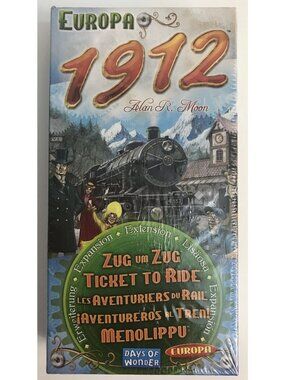 Ticket to Ride Europa 1912 Expansion NEW Sealed Days of Wonder